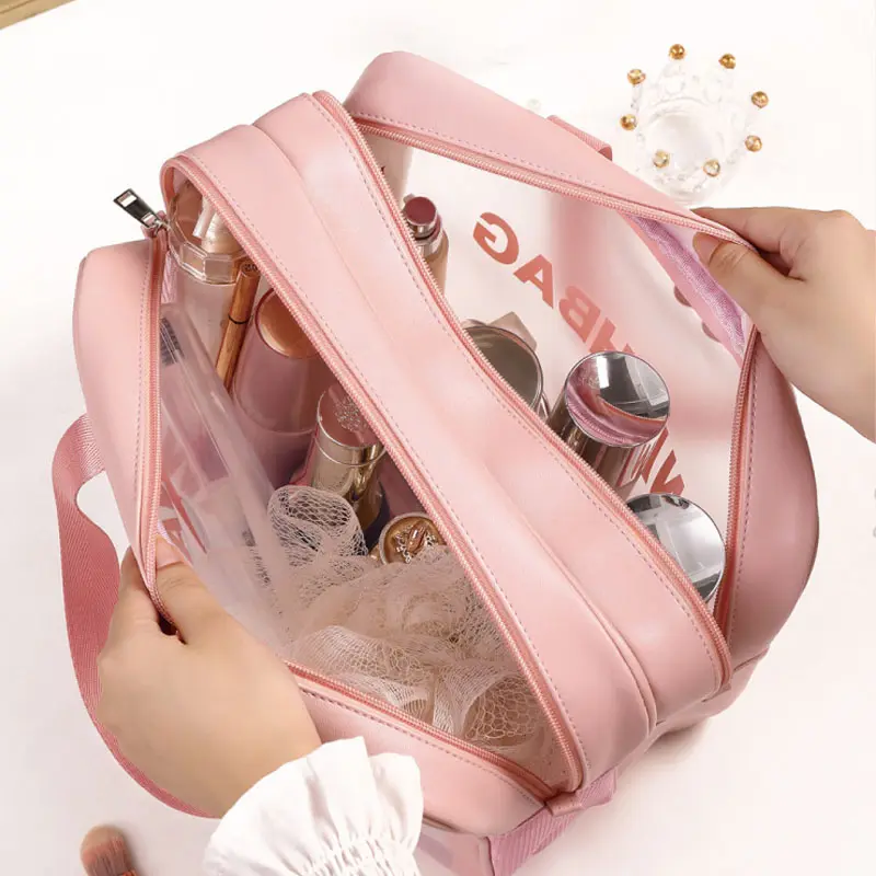 U-Living Washbag Double Layer Tas Make Up Kosmetik Tas Travel Organizer AO012 Wanita Cewek 3