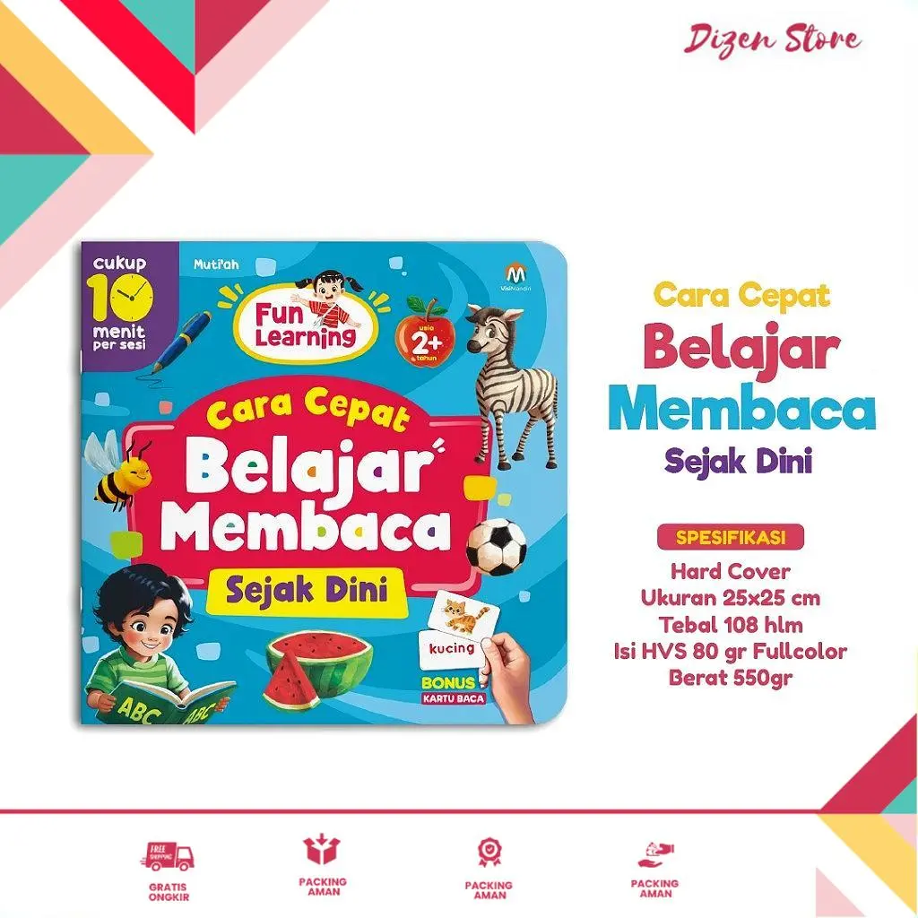 Fun Learning Cara Cepat Belajar Membaca Sejak Dini - Ziyadbooks - Dizen ...