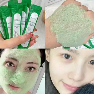 12pcs Centella Asiatica Bubble Mask Deeply Cleanses Pores & Blackheads Brightens Complexion