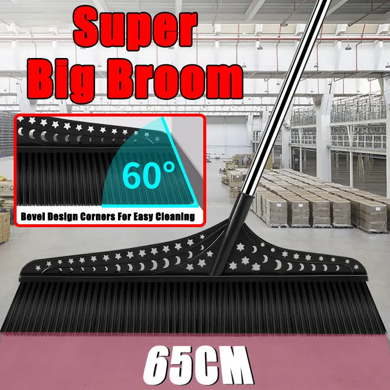 Chổi Lớn, 65CM, Chổi Nhà Kho, Chổi Sân Biệt Kích Thước Đặc Biệt Ngoài Trời, Dụng Cụ Vệ Sinh, Bàn Chải Sàn, Chổi Nhà Kho, Chổi Lớn, Miễn Phí Vận Chuyển