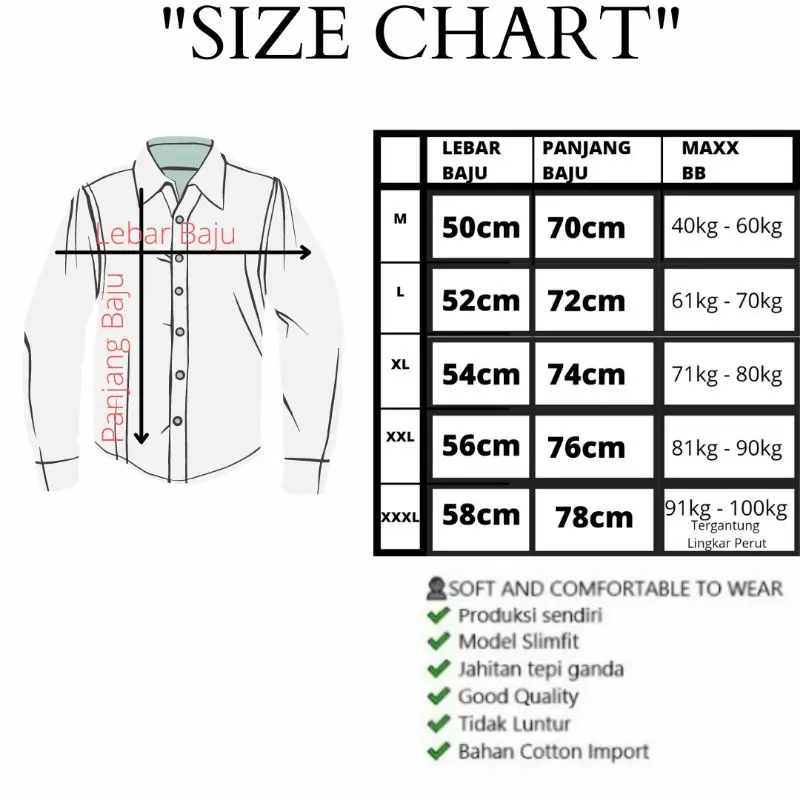 Kemeja Couple Ayah dan Anak Warna Soft Blue Biru Muda Lengan Panjang Dan Pendek Baju Dewasa Polos  Keluarga 4