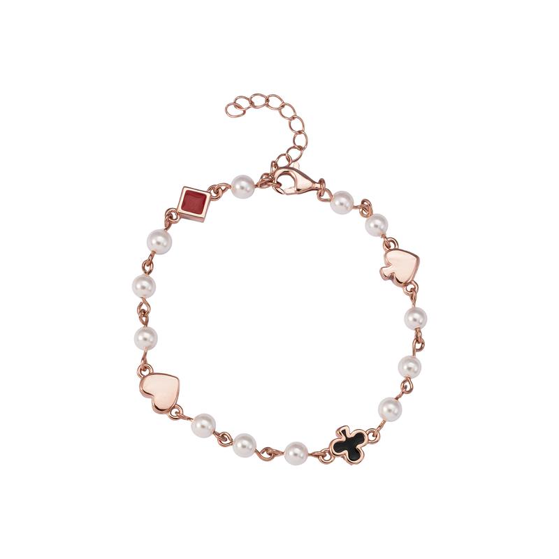  Lắc Bạc đính Ngọc Trai Disney|PNJ Alice In Wonderland NH00X060000 