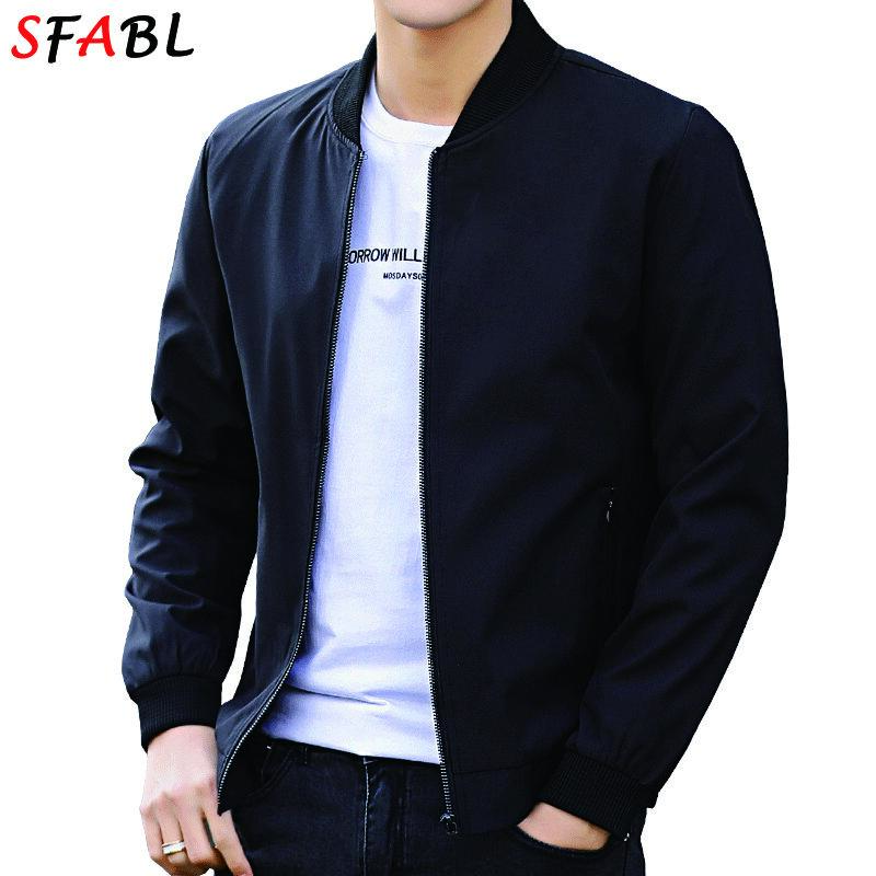 Newest Spring Jacket Men Casual Jacket Zipper Pocket Bomber Jacket Men's Jackets Slim Fit Luxury Baseball Coats L-3XL Outerwear