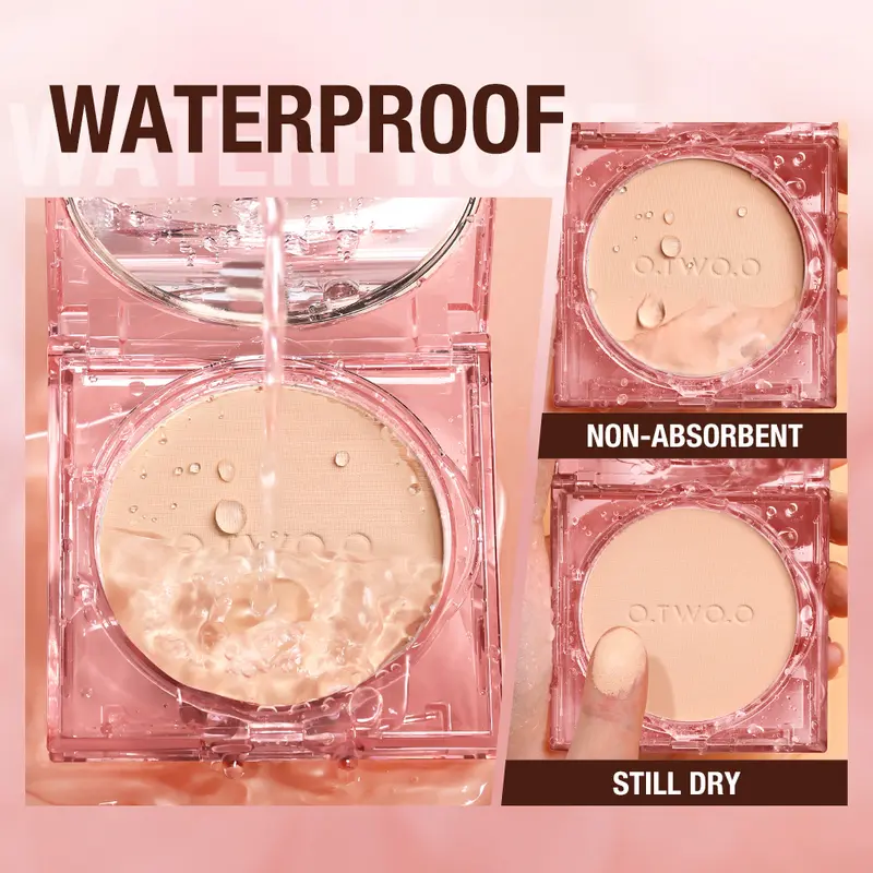 O.TWO.O 3D Soft Focus Face Powder Waterproof Long Lasting Oil Control 24H Natural Skin Tones Hydrating Makeup Powder Foundation 2