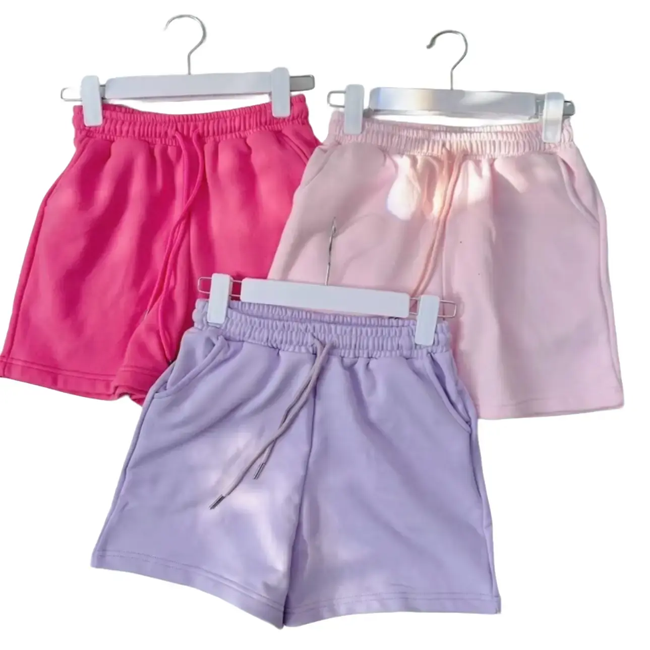 Combo 3 Quần Short Thun Nữ Vải Nỉ Lưng Thun Co Giãn Màu Ngẫu Nhiên - Xưởng May Thanh Tuyền