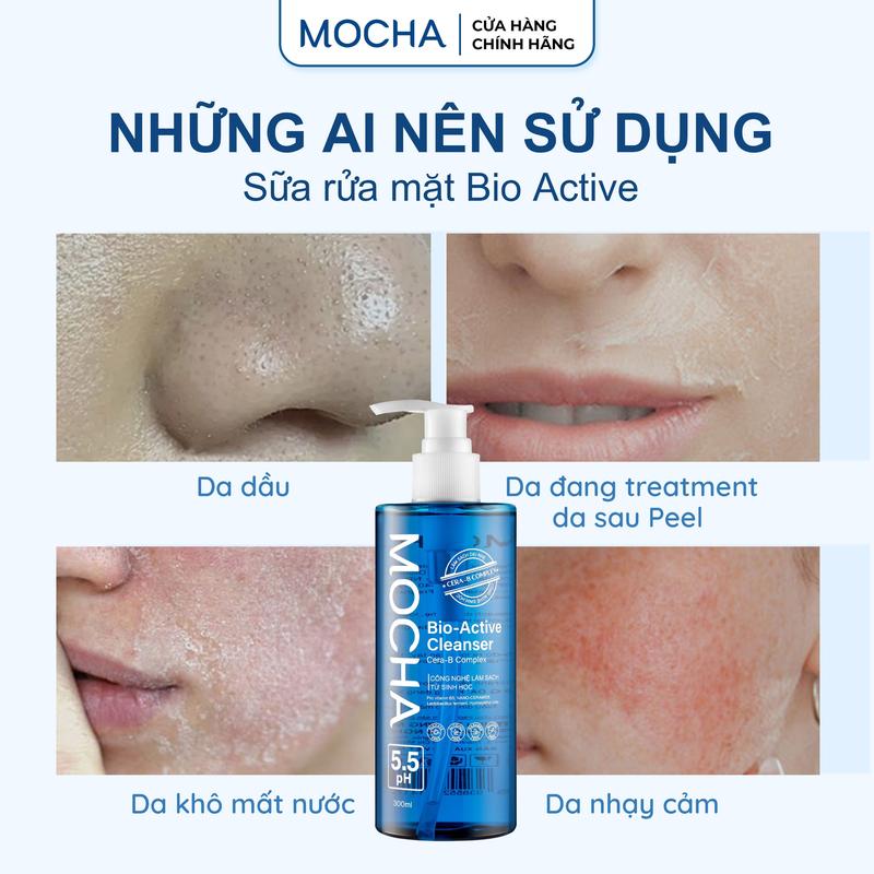 Sữa Rửa Mặt Bio Active Cleanser Mocha 300ml Skincare 2