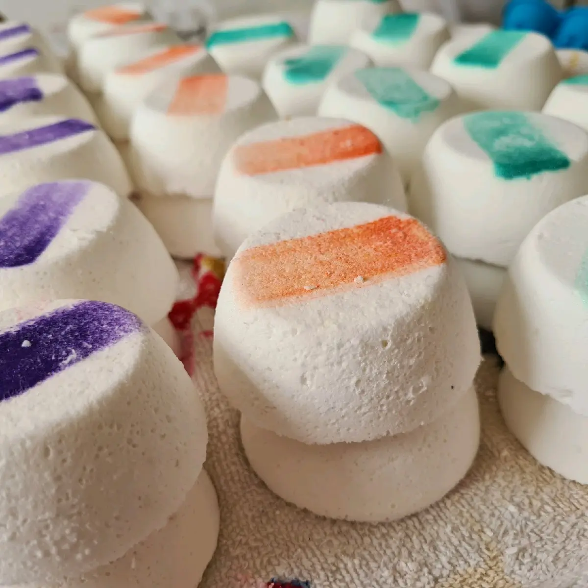 Breathe Easy Shower Steamers, made with Pure Essential Oils.