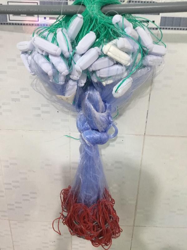[LƯỚI NỖI 3 MÀN CÁ ĐỐI CAO 1M2 DÀI 75M ] Lưới nổi bắt cá đối, cao 1m2, mắt lưới 3cm 3.5cm, 4cm