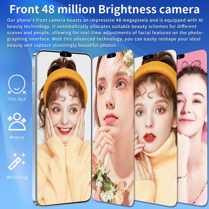 Product Introduction of 2025 Điện thoại thông minh mới i15 phiên bản hiệu suất cao 16+1T 16  pro  max  256gb 5