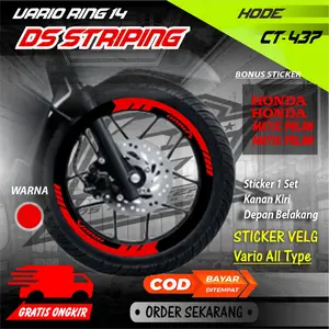 terlaris Ct-437 Sstiker Cutting Pelek Variasi Cutting Velg Vario All Type