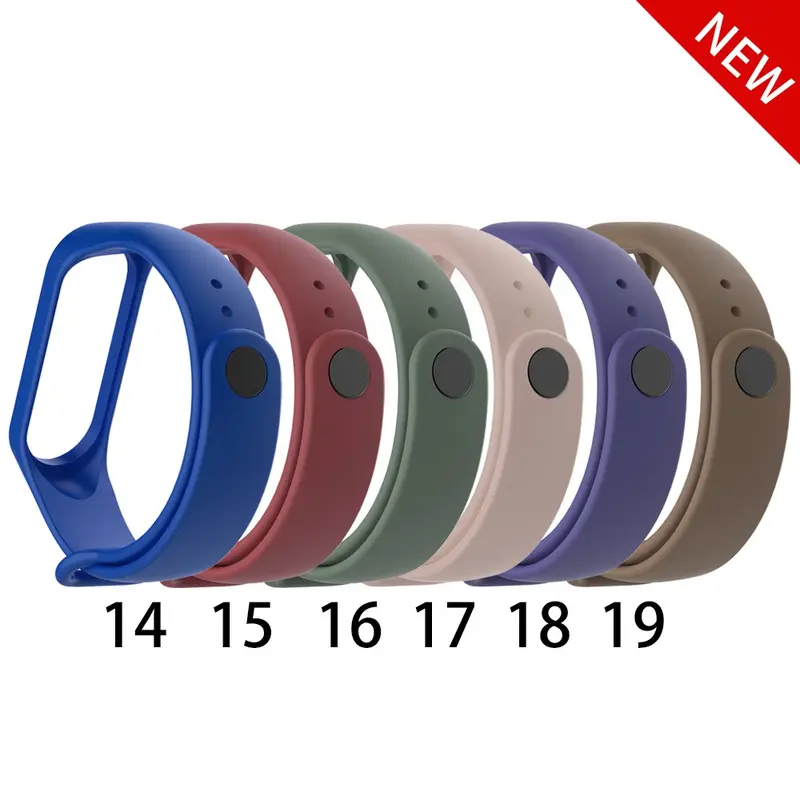 Dây Đeo Đồng Hồ Silicon, Phong Cách Thể Thao, Dành Cho Xiaomi Mi Band 4 Và 3, Tương Thích Với Miband 3 Và 4 2