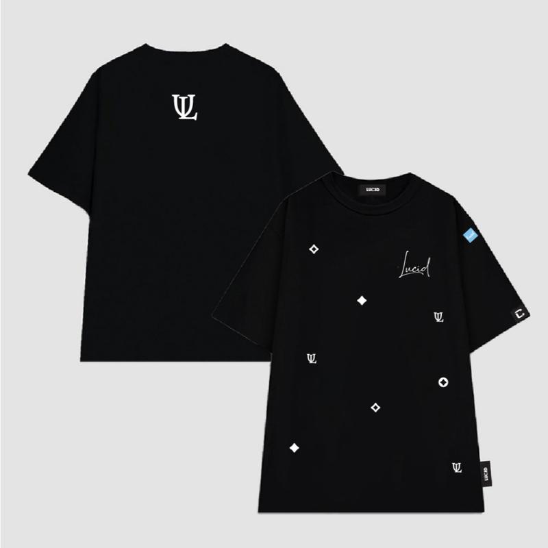 Cộc tay ins Áo Thun Local Brand Unisex LUCID LUXURY Nam Nữ Tay Lỡ From Rộng Chất CottonT shurt 2