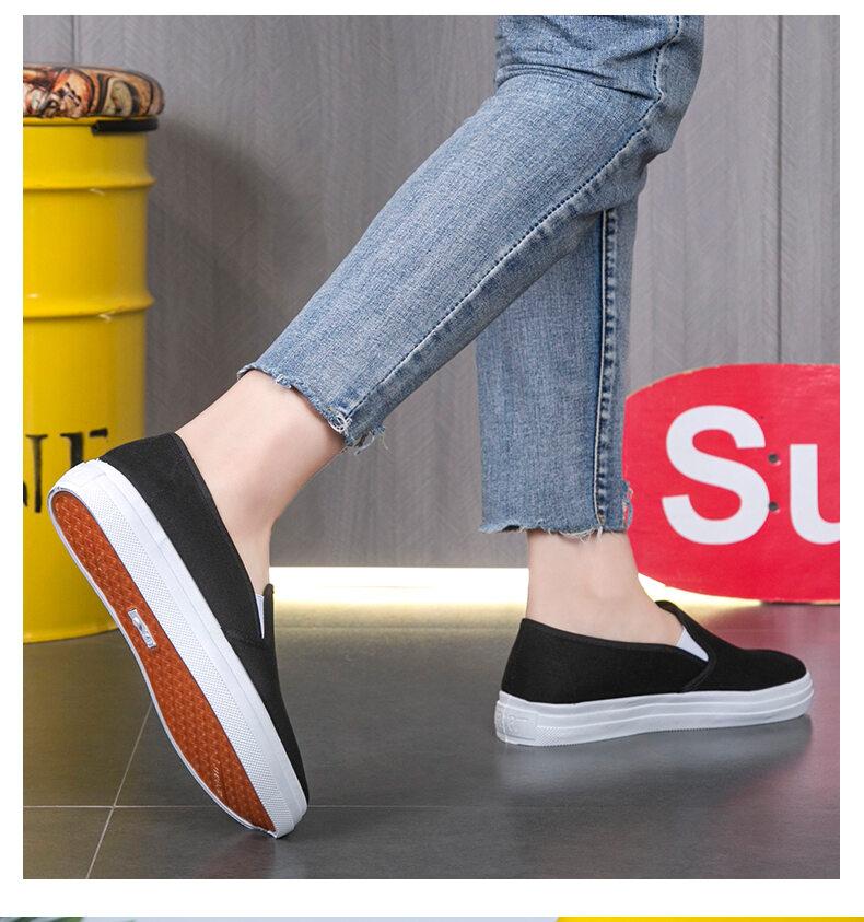 Product Introduction of Comfortable lace up women's flat shoes White non-slip rubber sole comfortable nursing shoes comfortable slip on sneakers 16