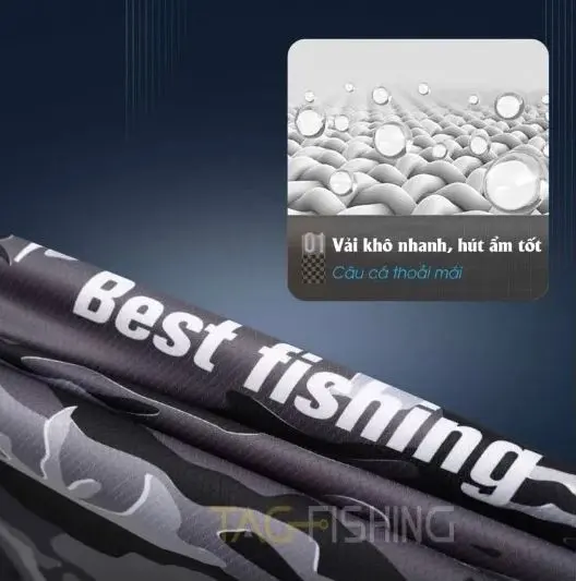 Áo câu cá thời trang chống nắng F03 đen trắng đủ size từ 50-85kg - Áo đi câu chất liệu chống tia UV cao cấp D Danido Sport 6