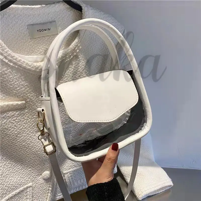 Tas Mini Transparan Wanita Rosy Mika / Sling Bag Mini Transparan Rosy Mika Tas Selempang Kulit shoulder  bag 7