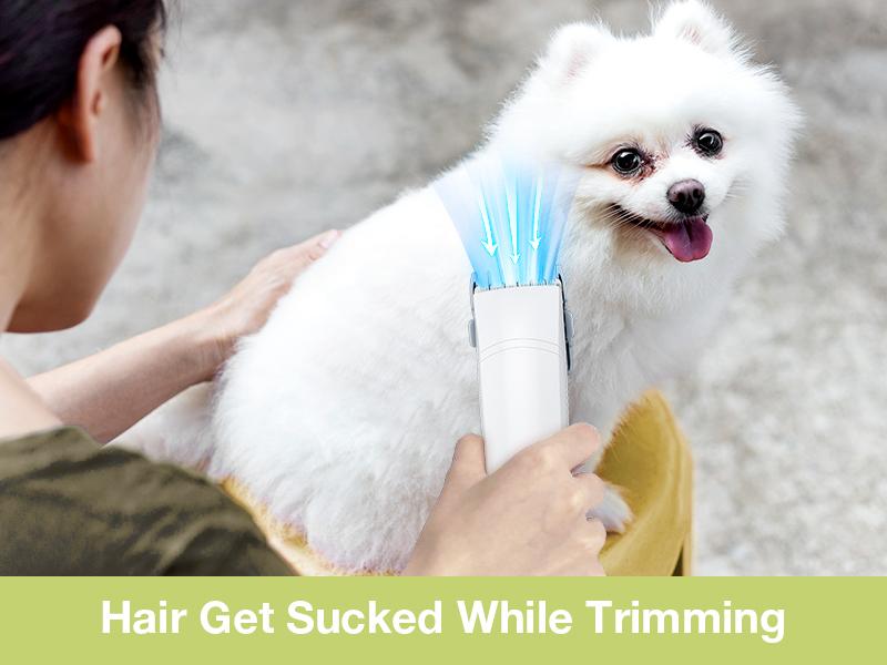 Product Introduction of Dog Hair Vacuum & Clipper 2 in 1,Dog Grooming Kit with Pet Clipper Nail Grinder,Pet Hair Dryer, Pet Grooming Tools for Dogs Cats,2.7L Dust Cup 6
