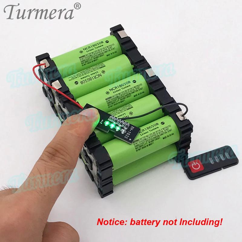 Product Introduction of Turmera 5S 18V 21V Screwdriver Battery Capacity Indicator LED Displayer for Electric Drill 5 S1P 5S2P 18650 Lithium Batteries Use 9