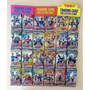 (3 Pack = 30 Kartu) Kartu / Trading Card Game Naruto / Ultraman / Free Fire / Mobile Legend