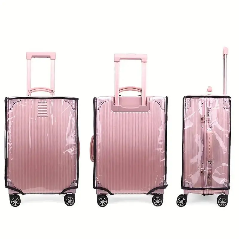 Transparent Luggage Protective Cover, 1 Count Dustproof Bag for Traveling Case, Waterproof Bag for Traveling Case, Travel Essentials, Valentine's Day Gift 2