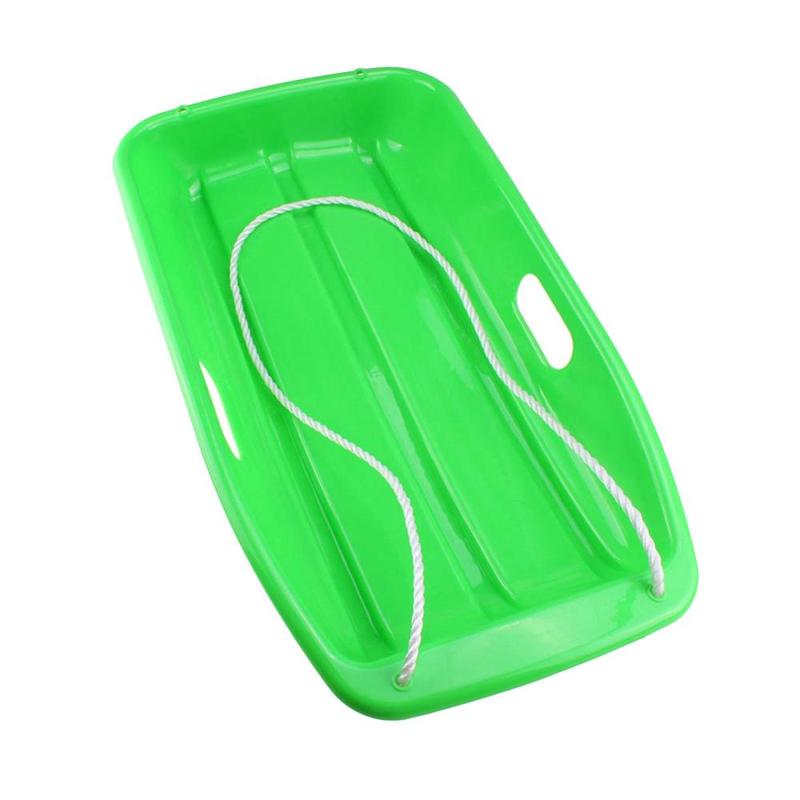 Xe trượt tuyết PE với dây thừng, Toboggan tuyết mùa đông, trượt tuyết ngoài trời, trượt tuyết trượt tuyết, xe kéo, đồ chơi quà tặng Giáng sinh tốt, thích hợp cho trẻ em và người lớn, món quà Giáng sinh 6
