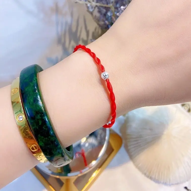 Vòng tay chỉ đỏ  may mắn, vòng chỉ đỏ nam nữ đeo Phụ nữ Nam giới Phụ Kiện Đeo Tay