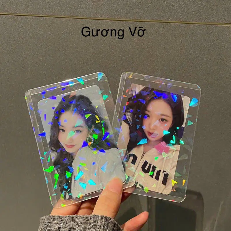 (SEAL) Toploader Hologram lấp lánh ngôi sao, trái tim v.v đựng card thần tượng, anime, thẻ bài 3