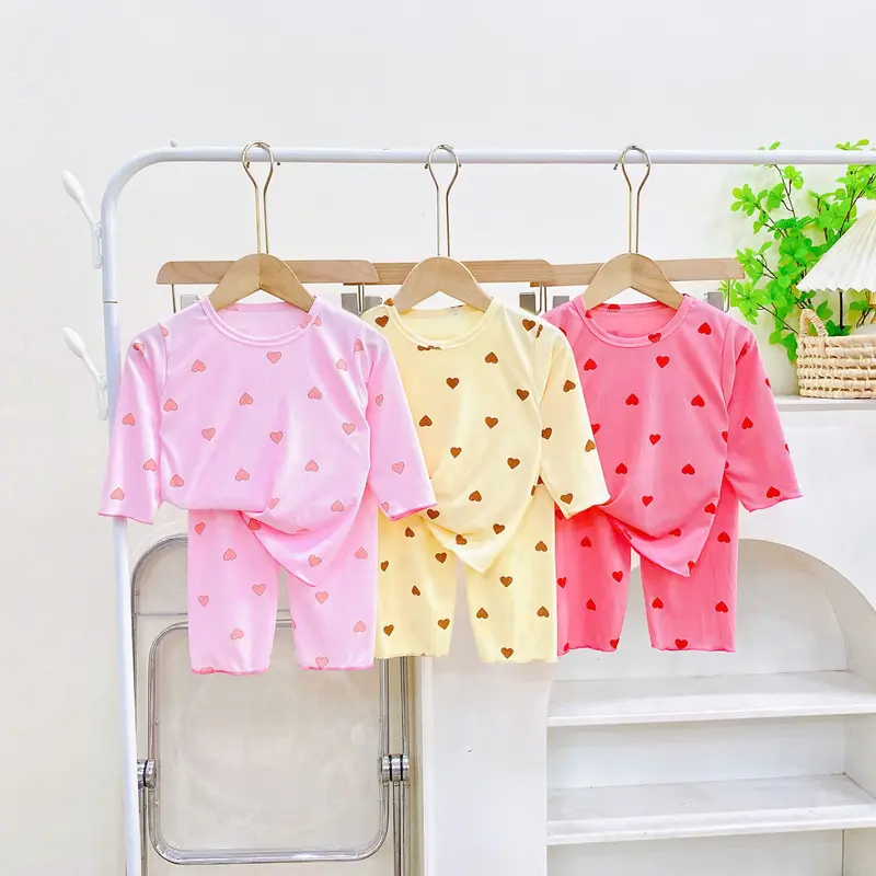 SET 3 Bộ Tăm Bèo Dài Tay Cho Bé Gái Từ 6-15kg 2