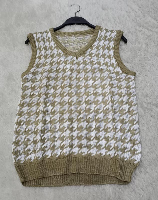 JENNIE TRIBAL Bunga Vest Korean Outfit Style Rompi Rajut Sekolah Clayton 6