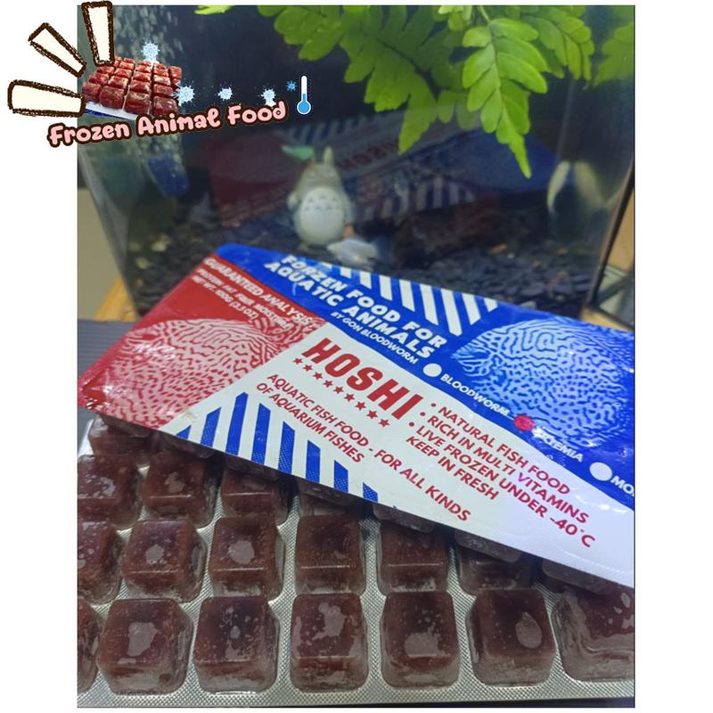 Product Introduction of ราคาพิเศษ  ไรแดงทะเลแช่แข็ง HOSHI แถมฟรี ถุงเก็บความเย็น เจลเย็น อาหารปลา อาหารสัตว์น้ำแรกเกิดทุกชนิดสดสะอาด อาหารปลากัดป่า 5