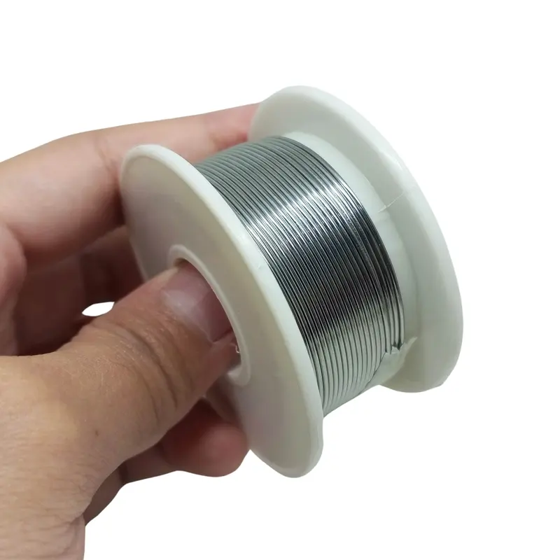 Lead Roll Soldering Timah Kawat Solder Gulung Diameter 0,8mm 50g 63/37 Wire Tinol Tenol Elektronik Uk 0,8 mm 50 Gram Logam 4