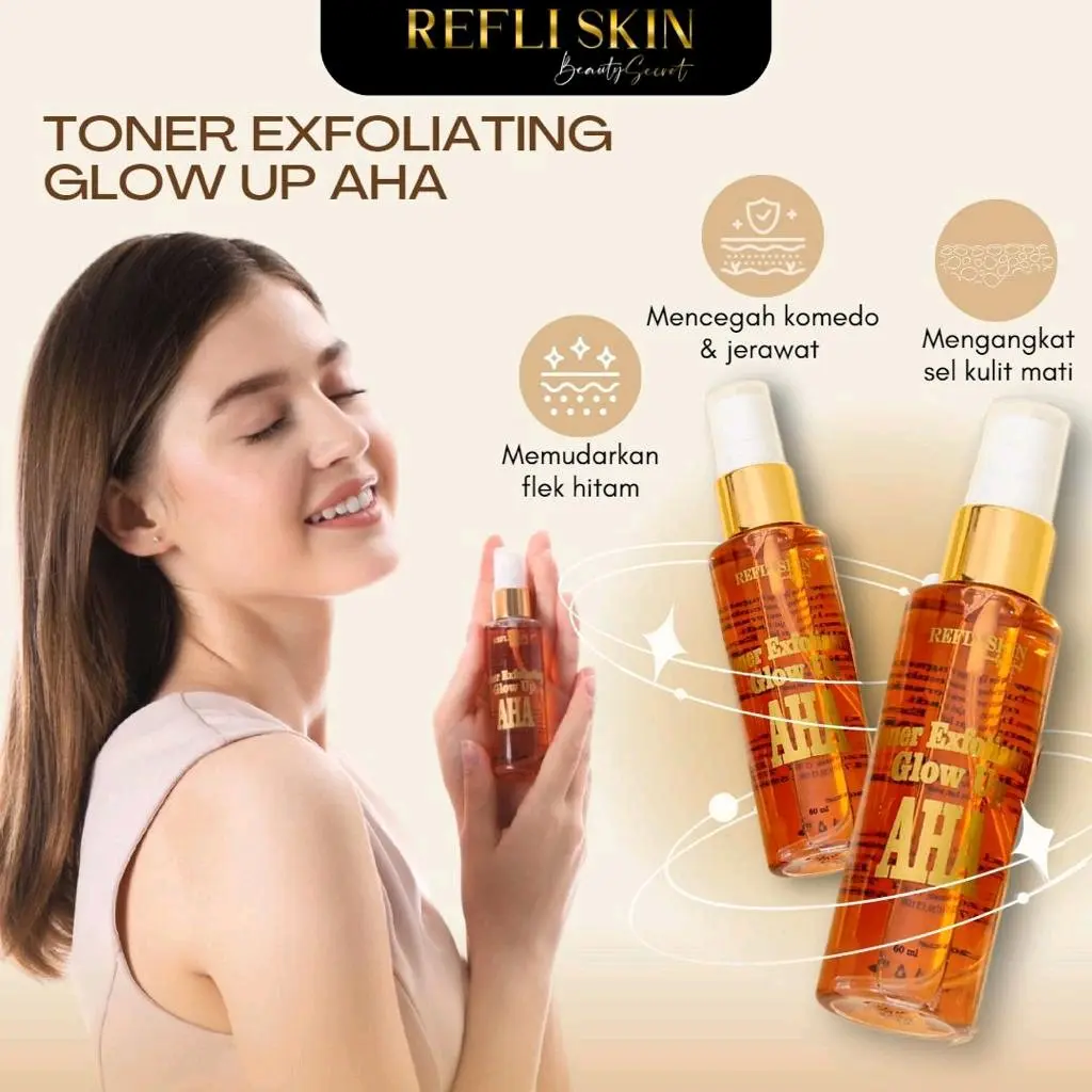 TONER AHA EXFOLIATING REFLISKIN Wajah  Semua Jenis Kulit