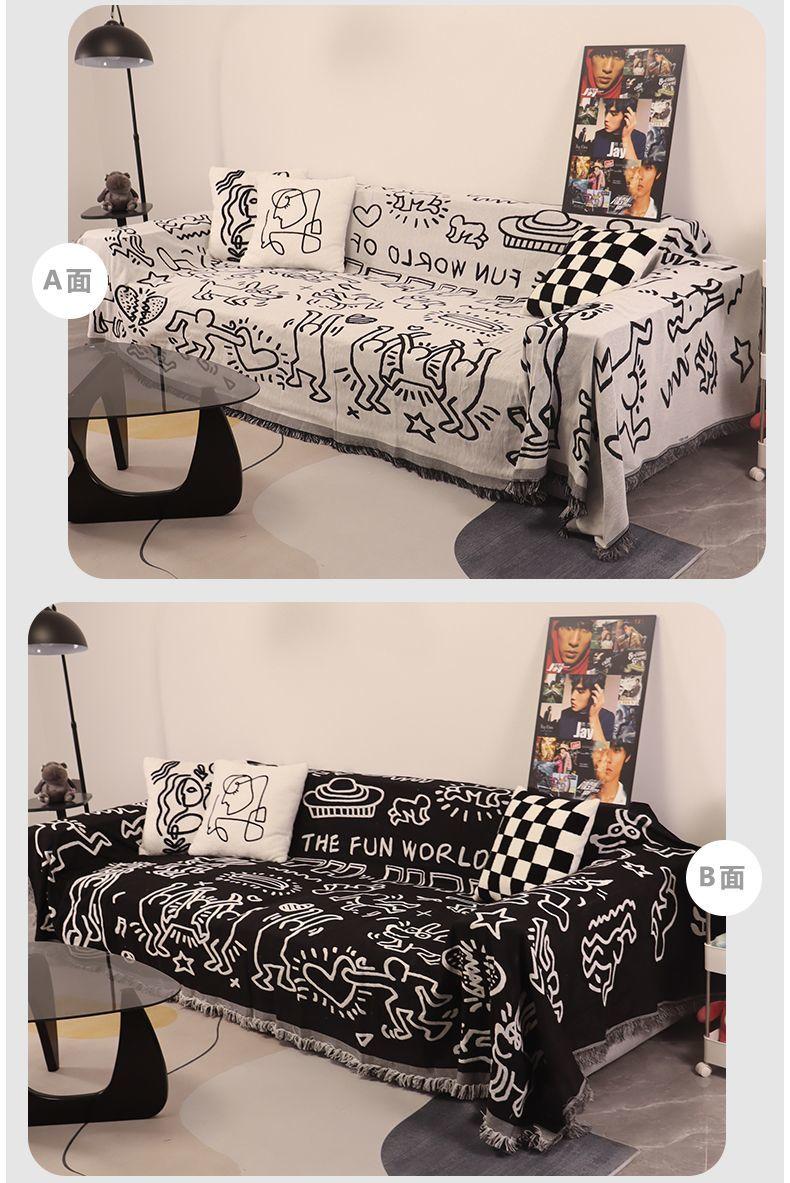 Product Introduction of INS Nordic sofa cover, Internet celebrity cover, all included, dust-proof, suitable for all seasons, universal sofa cover 28