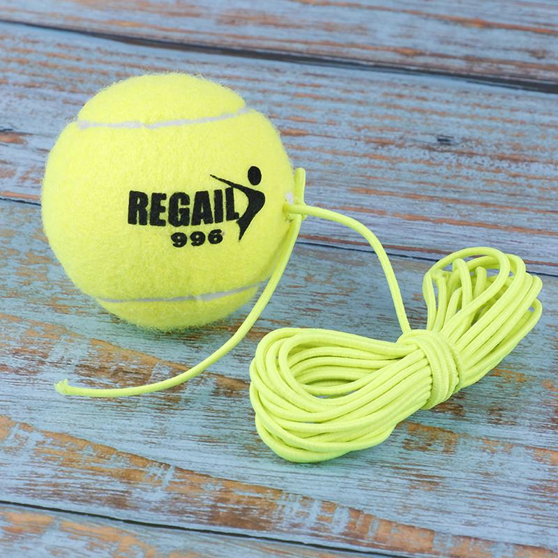 Product Introduction of Elastic Rubber Band Tennis Ball Single Practice Training Belt Line Cord Tool 17
