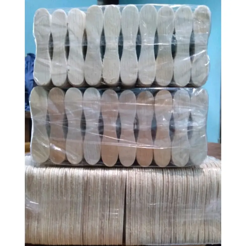 SENDOK KAYU/ SENDOK ICE CREAM/ 1 IKAT ISI 50 PCS 2