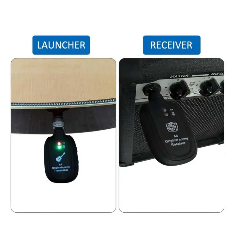 KEEP MOTION UHF Wireless System Gitar Transmitter Receiver - A8 7