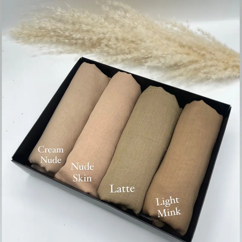 Light as feather cotton silk Hijab 1