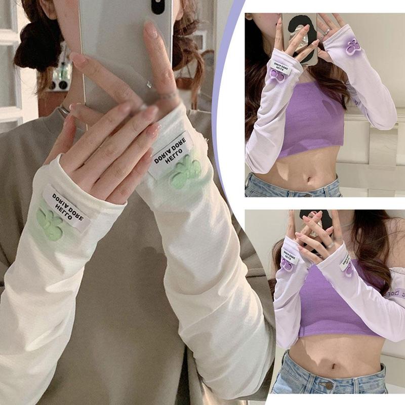 Product Introduction of Băng tay hình bướm tay áo chống nắng găng tay lái xe dài bảo vệ cánh tay ngoài trời thích hợp cho mùa hè 17