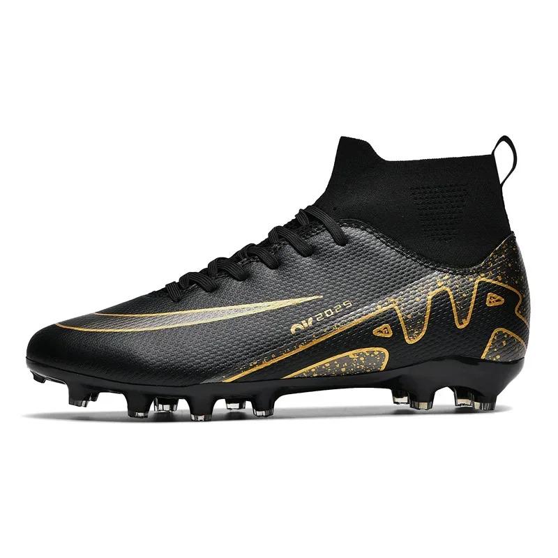 High Top Football Boots FG AG Adult Youth Professional Training Football Shoes Fashionable Trendy Lightweight Anti Slip Sneaker 6
