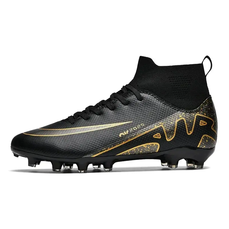 High Top Football Boots FG AG Adult Youth Professional Training Football Shoes Fashionable Trendy Lightweight Anti Slip Sneaker 6