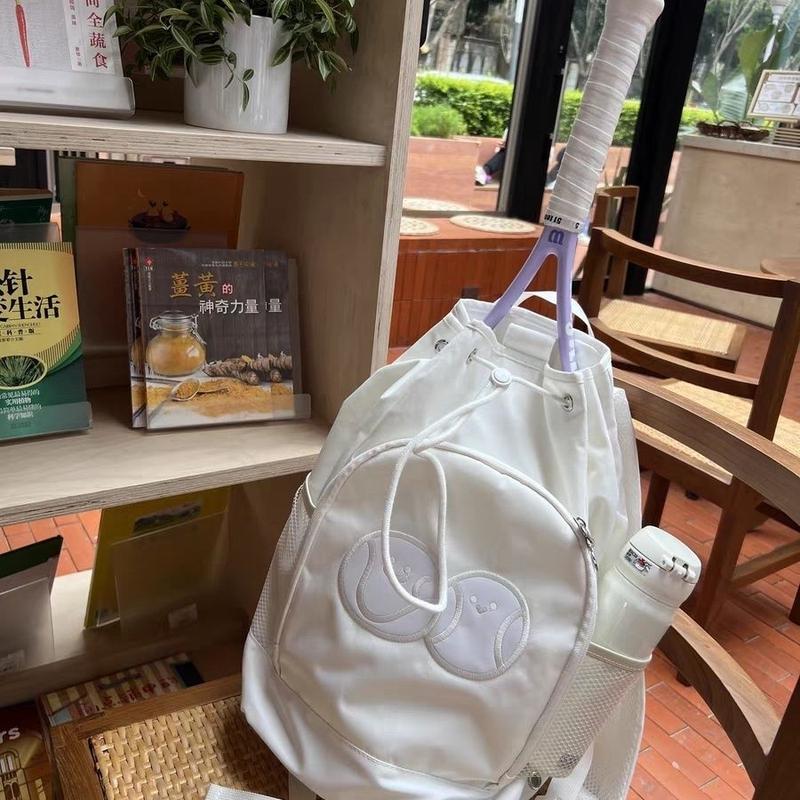 Product Introduction of Ba Lô Thể Thao Tennis Sữa, Ba Lô Đa Năng, Dành Cho Nam Và Nữ, Dung Tích Lớn, Thích Hợp Cho Cầu Lông, Thể Dục, Ba Lô Người Lớn Và Trẻ Em, Phát Hành Năm 2024 5