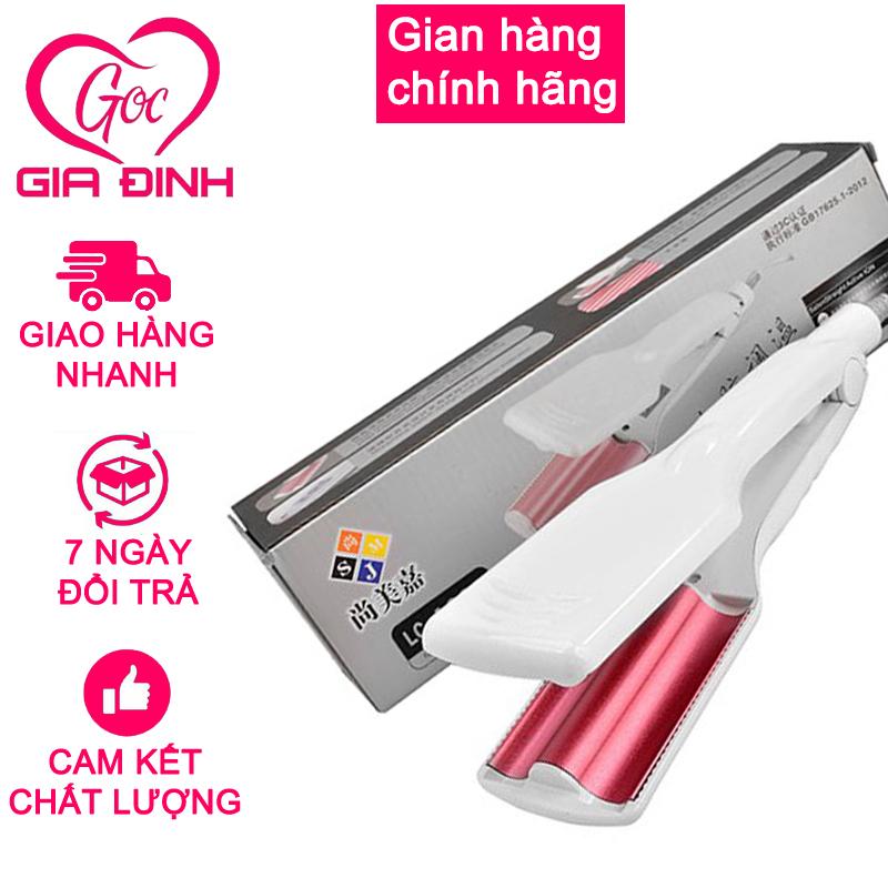 Máy Làm Xoăn, Uốn Tóc LC1029 - Bấm Sóng, Thiết Kế Rộng, Nhiệt Độ 120-180 độ C máy  uốn  xoăn  hippie