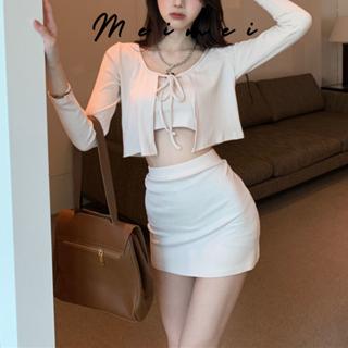 Áo khoác cardigan nữ dáng croptop thắt nơ Cardigan croptop Meimei SA17