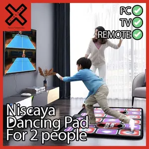 Niscaya Dancing Pad for 2 people Non Slip - Karpet Step Dance Mat DDR