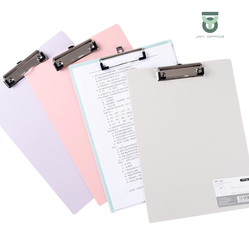 Kẹp tài liệu A4 bảng cứng thư mục tập tin ván ép màu sắc đơn giản _Joy Office
