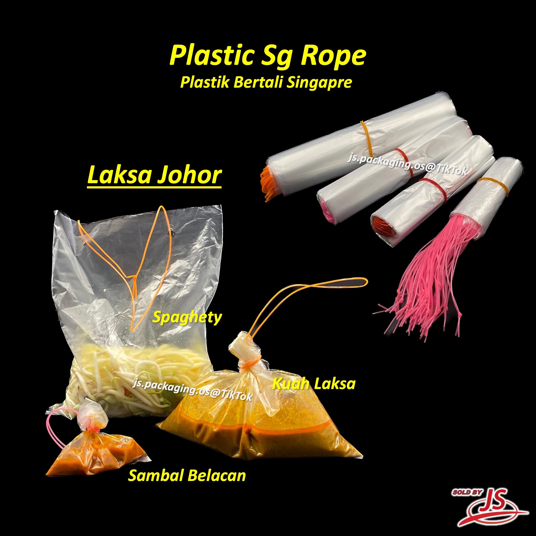 Plastic SG Rope String Bag Packing Soup Semi Transparent / Plastik Tali ...