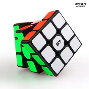 Puzzle Kubus Teka Teki 3x3 Qiyi Sail W Black Base