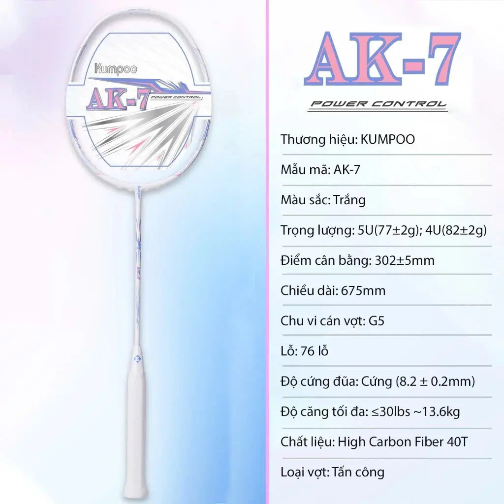 Vợt Cầu Lông K520pro, Sakura, PC-99pro, K520S, K88PP - Tặng Cuốn Cán Vợt - Túi Nhung Sport Thể Thao