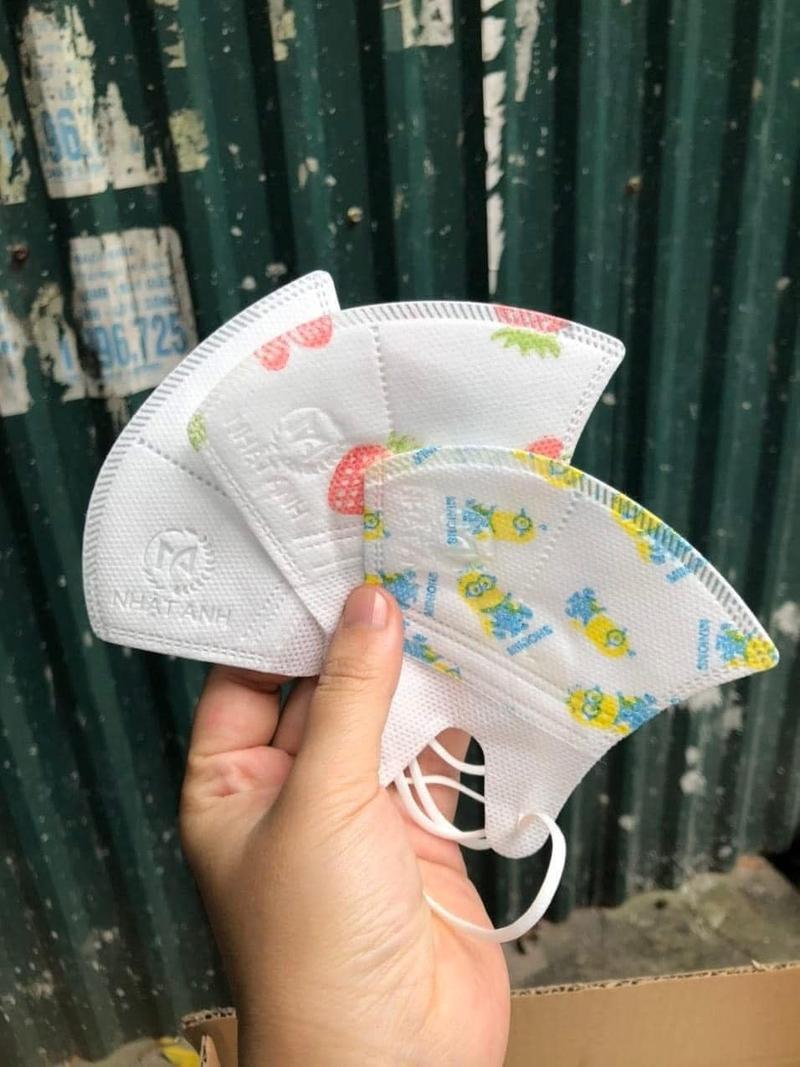 Product Introduction of Thùng 100 chiếc khẩu trang 5D cho bé SIZE từ (2-8) tuổi 4