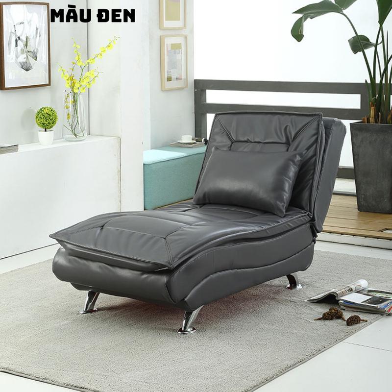 Ghế Sofa Đơn Văn Phòng Bọc Da Cao Cấp Giường Sofa Gấp Gọn Thông Minh Thư Giãn Nghỉ Ngơi