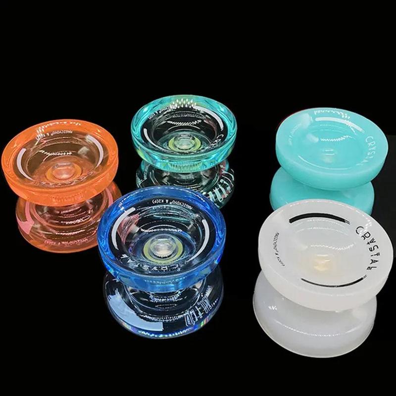 Magic Yoyo K2 Responsive Yoyos For Kids Transparent Looping Play Beginner Yoyo With Narrow Bearing Steel Axle ABS Body 4
